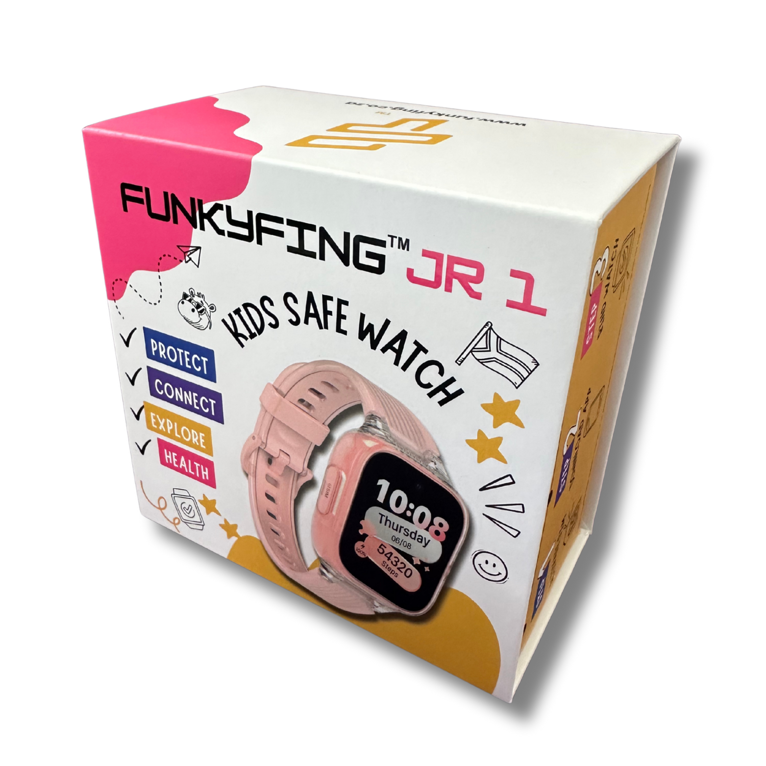 Funkyfing Jr 1 Kids Smartwatch - Pink