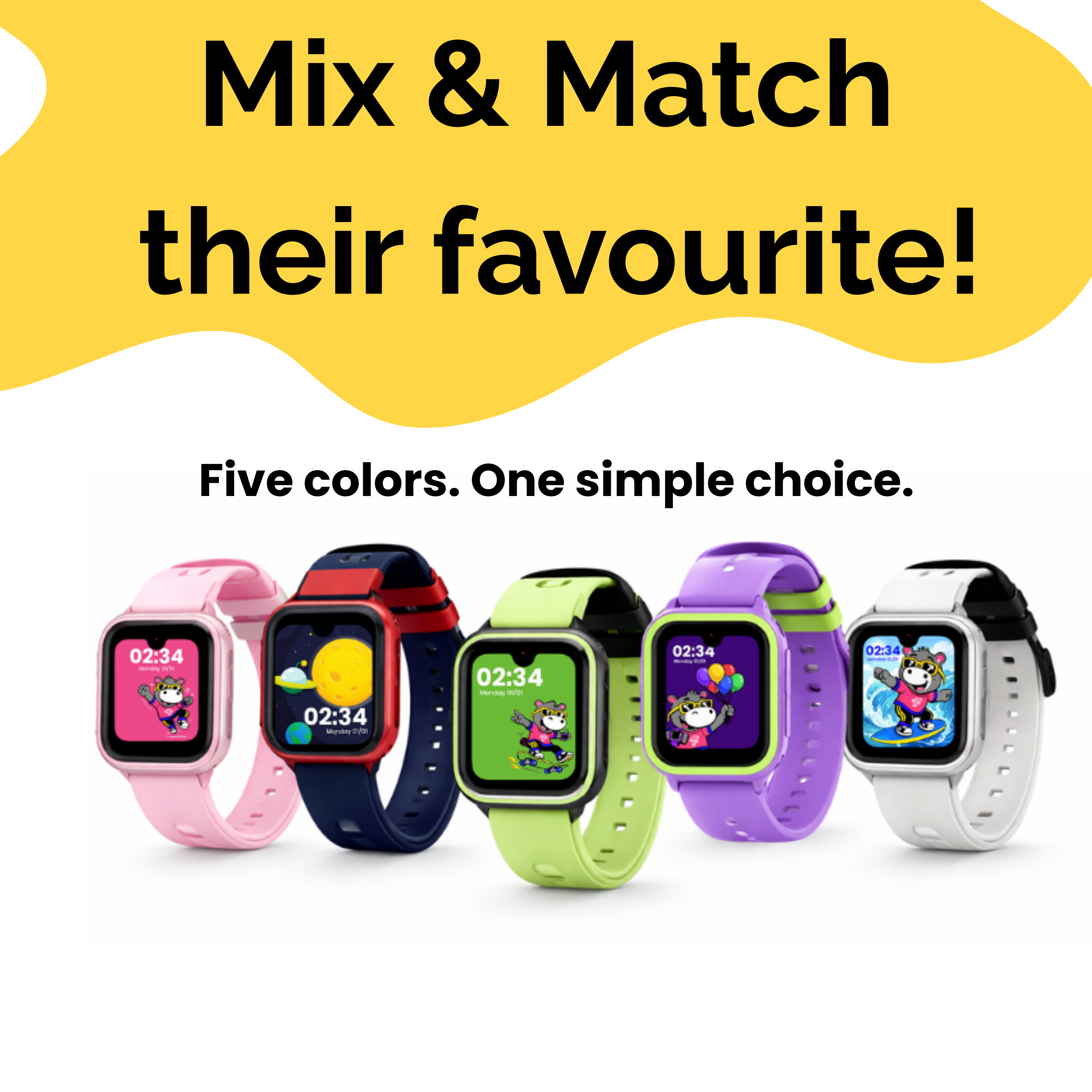 Funkyfing Jr2 Kids Smart Watch Straps