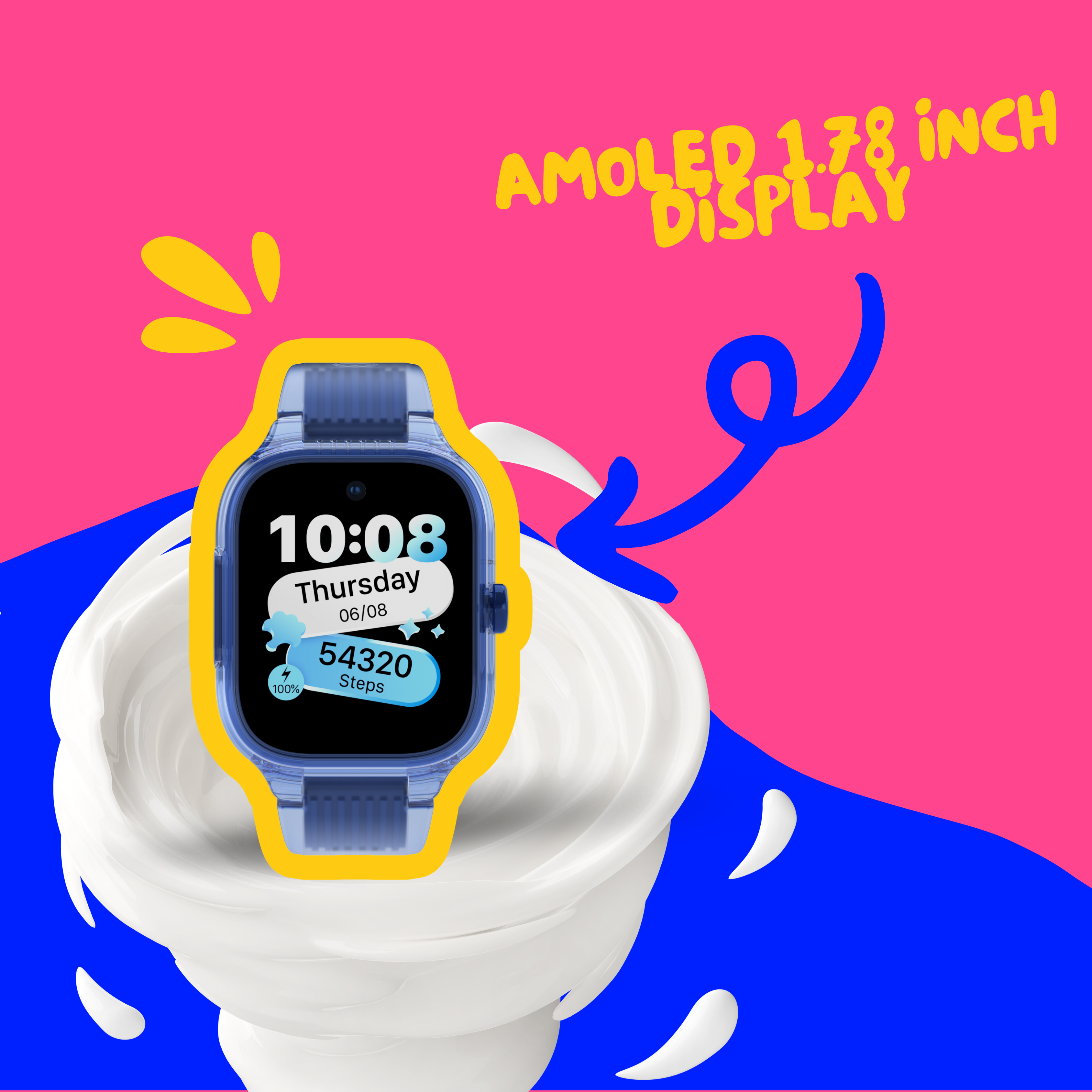 Funkyfing Jr 1 Kids Smartwatch - Blue